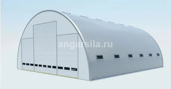 картинка-ссылка на статью: Бескаркасный ангар для склада - идеальное решение для хранения товаров и продукции