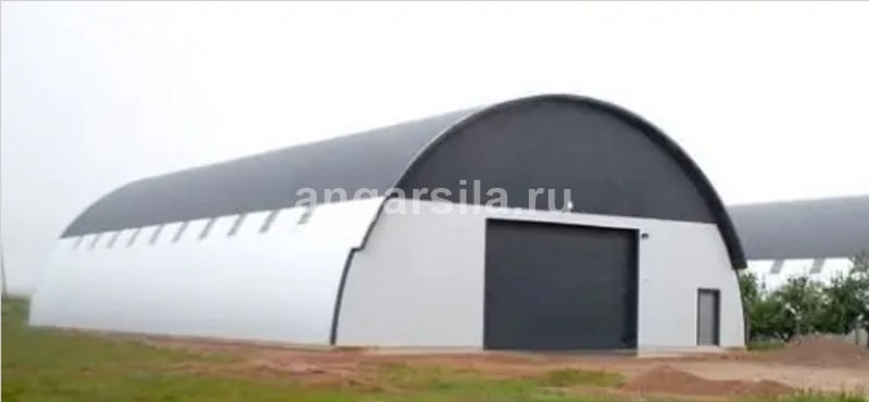 бескаркасный быстровозводимый ангар