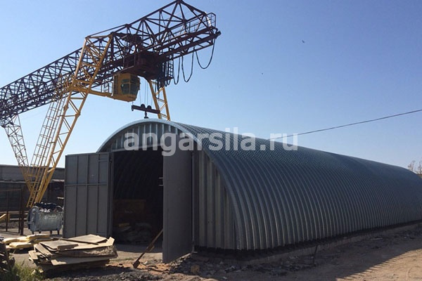 бескаркасный холодный ангар